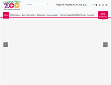 Tablet Screenshot of dickersonparkzoo.org